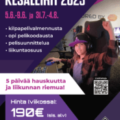 Promotional Flyer for Exen's Summer bootcamps (2023).