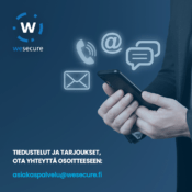 WeSecure Contact ad