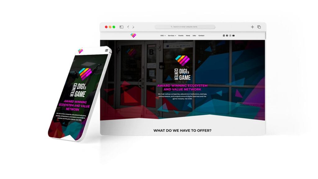 Expa Website mockup
